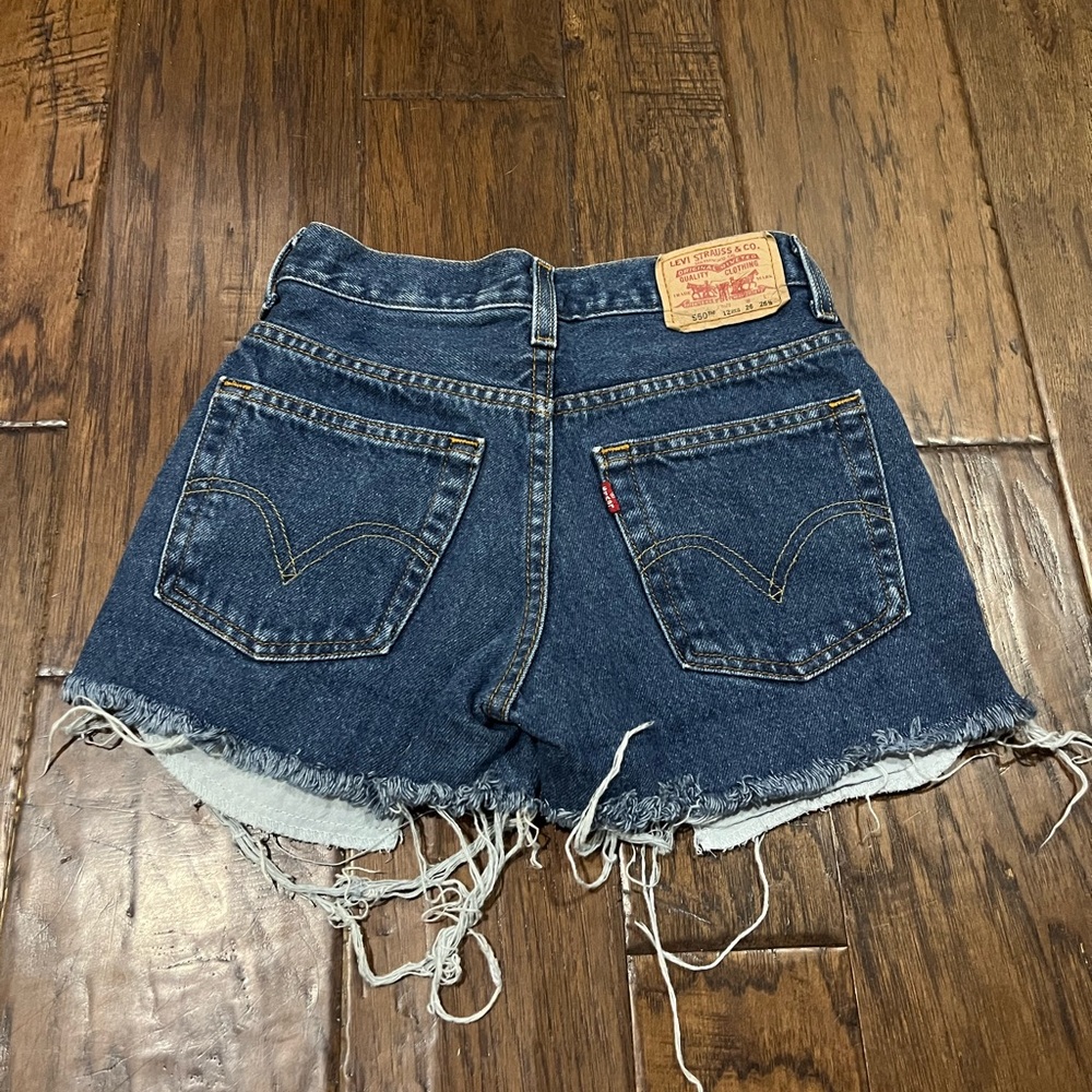 Vintage Levi Highwaisted Denim Shorts